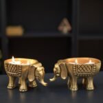 Aluminium Elephant for Good Luck | Statue for Tabletop