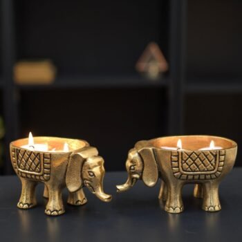 Aluminium Elephant for Good Luck | Statue for Tabletop