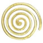 Brass Helix Vastu Remedies for North-West Main Door, Entrance, Kitchen, Bedroom Vaastu Dosh Defects Home, Office, Shop, Factory
