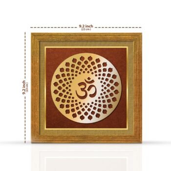 Painting Mantra OM Yantra for Vastu | Symbols of Hinduism Aum Yantra Wall Décor for Good Luck Charm and Protection for Home, Office