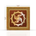 Painting Mantra Swastika Yantra for Vastu | Symbols of hinduism Swastik Yantra Wall Décor for Good Luck Charm and Protection for Home