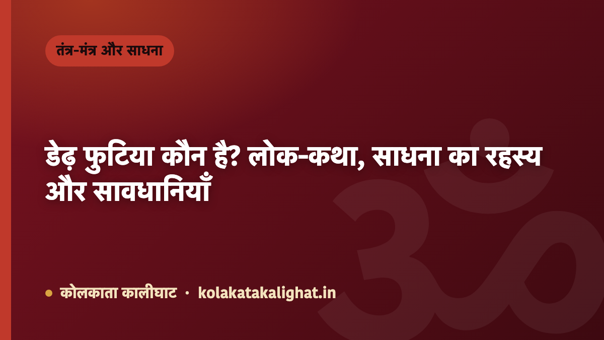 डेढ़ फुटिया कौन है? लोक-कथा, साधना का रहस्य और सावधानियाँ
